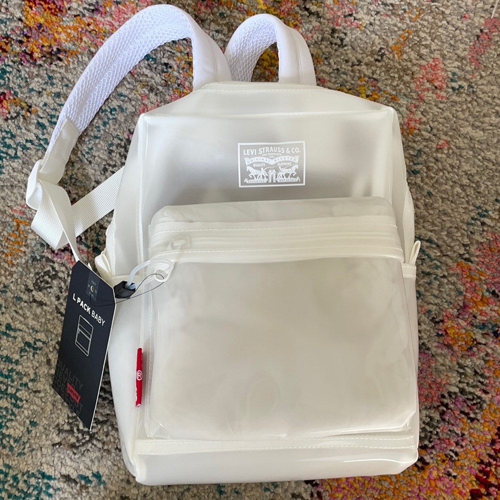 Levi’s Clear L Pack Baby Backpack!